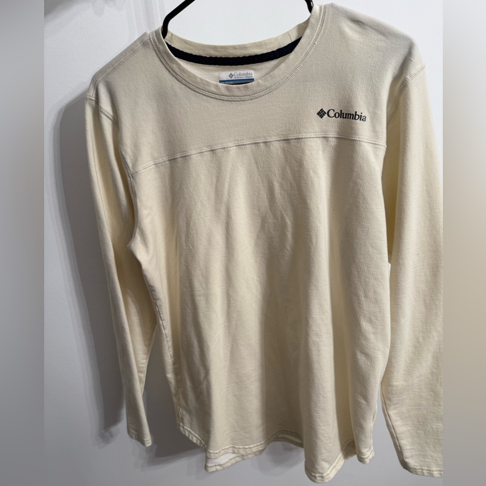 Columbia Cream Long Sleeve Top